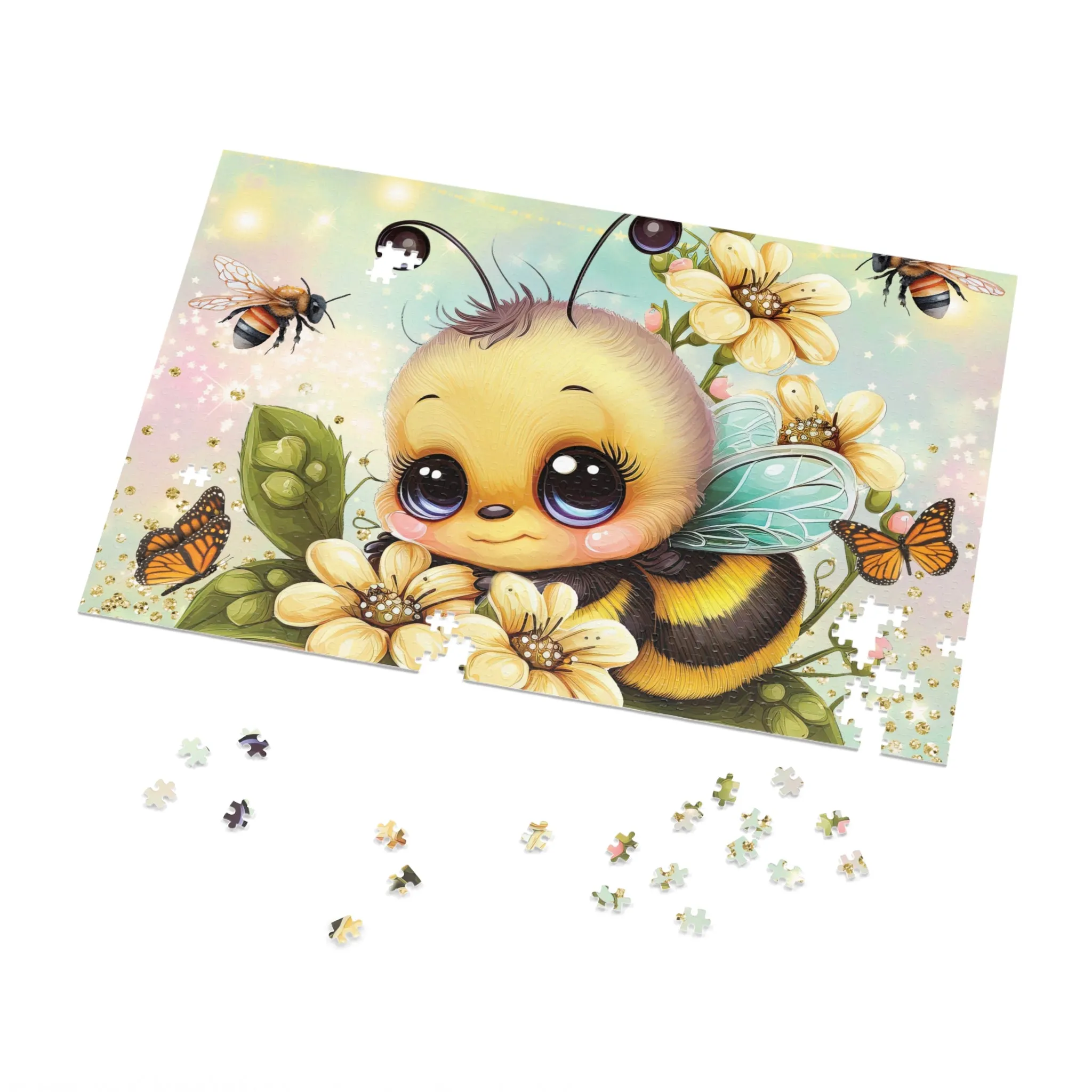 Puzzle, Bee, Personalised/Non-Personalised (30, 110, 252, 500,1000-Piece) awd-668