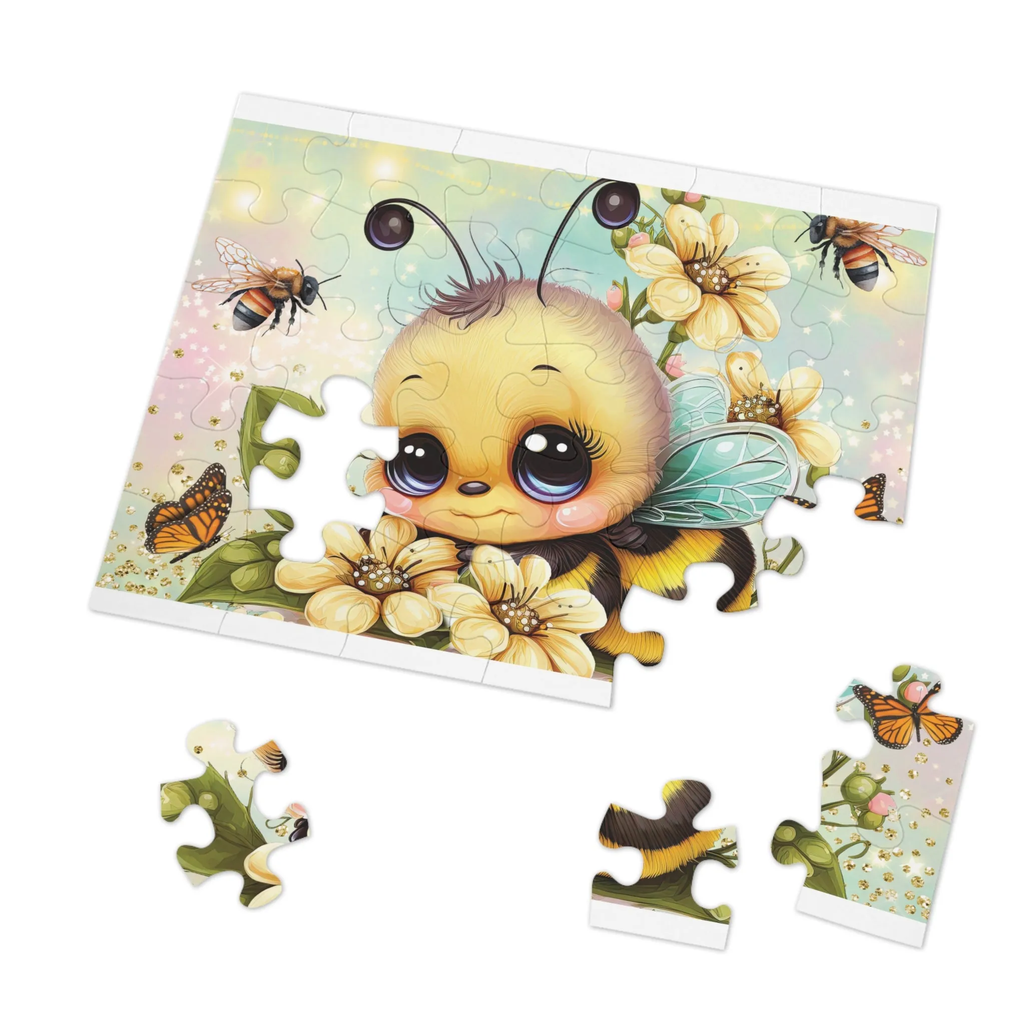 Puzzle, Bee, Personalised/Non-Personalised (30, 110, 252, 500,1000-Piece) awd-668