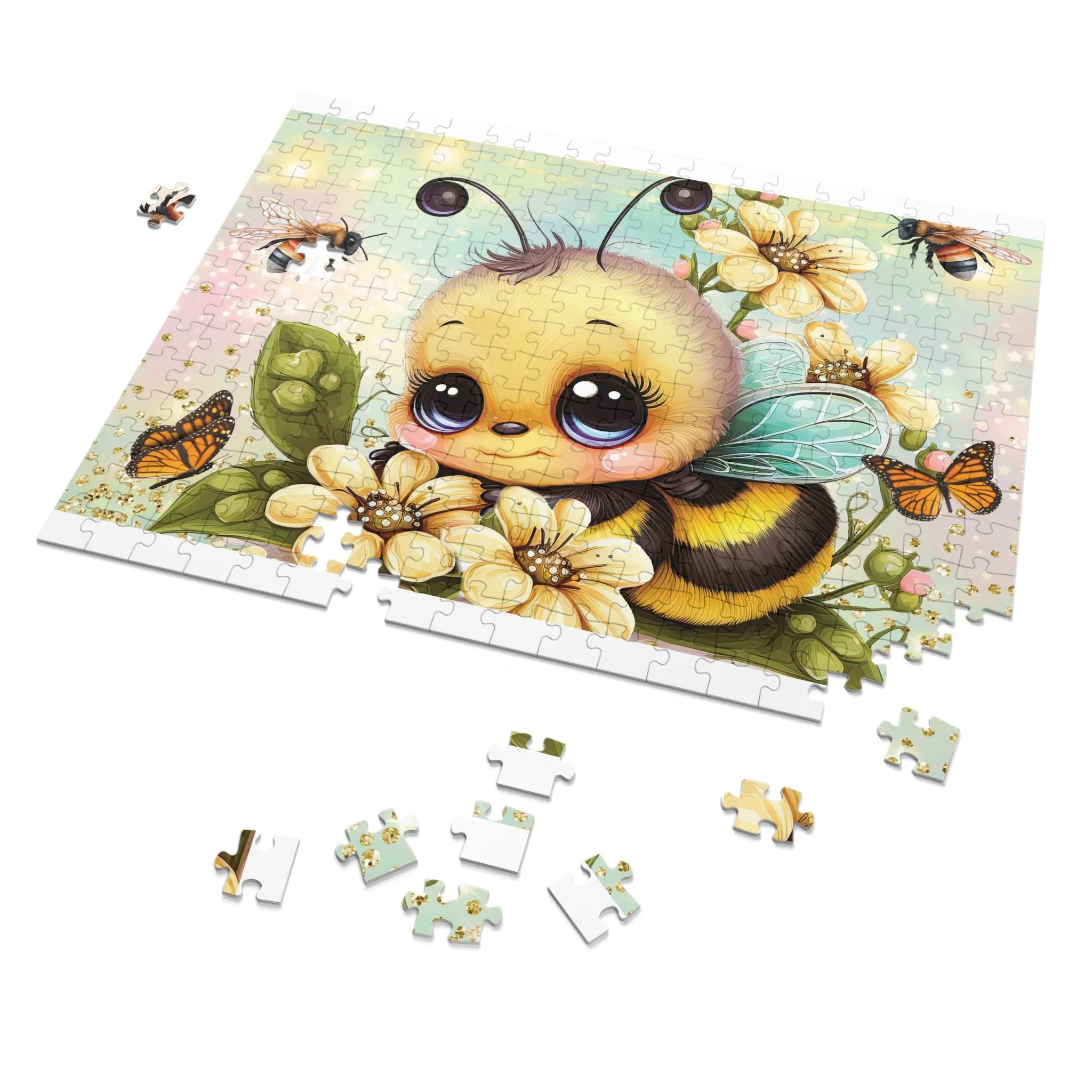 Puzzle, Bee, Personalised/Non-Personalised (30, 110, 252, 500,1000-Piece) awd-668