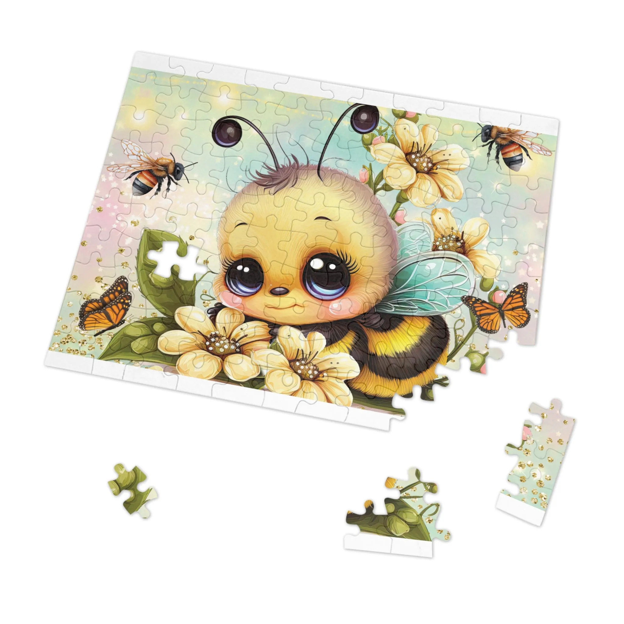 Puzzle, Bee, Personalised/Non-Personalised (30, 110, 252, 500,1000-Piece) awd-668