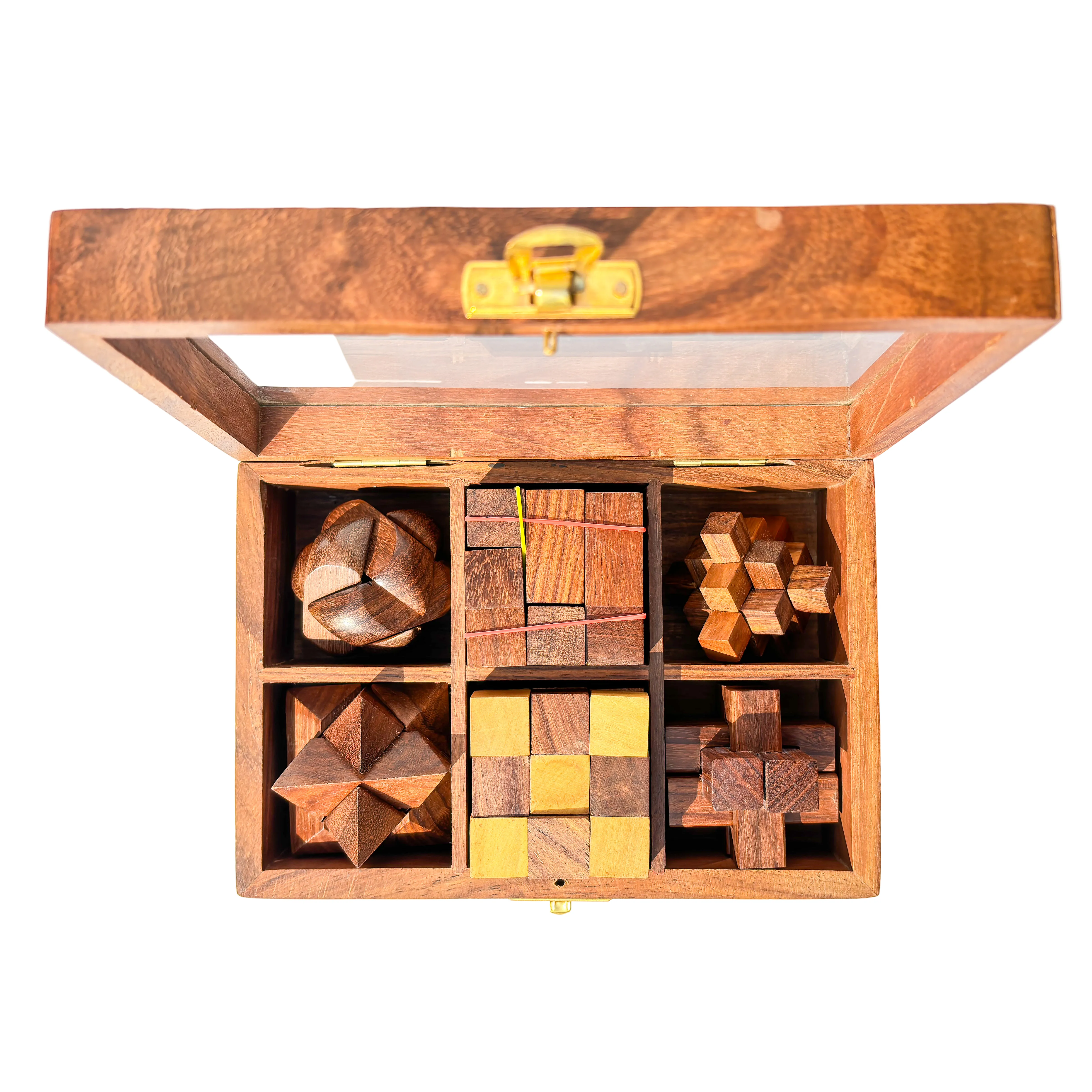 Puzzle box - 6 puzzles