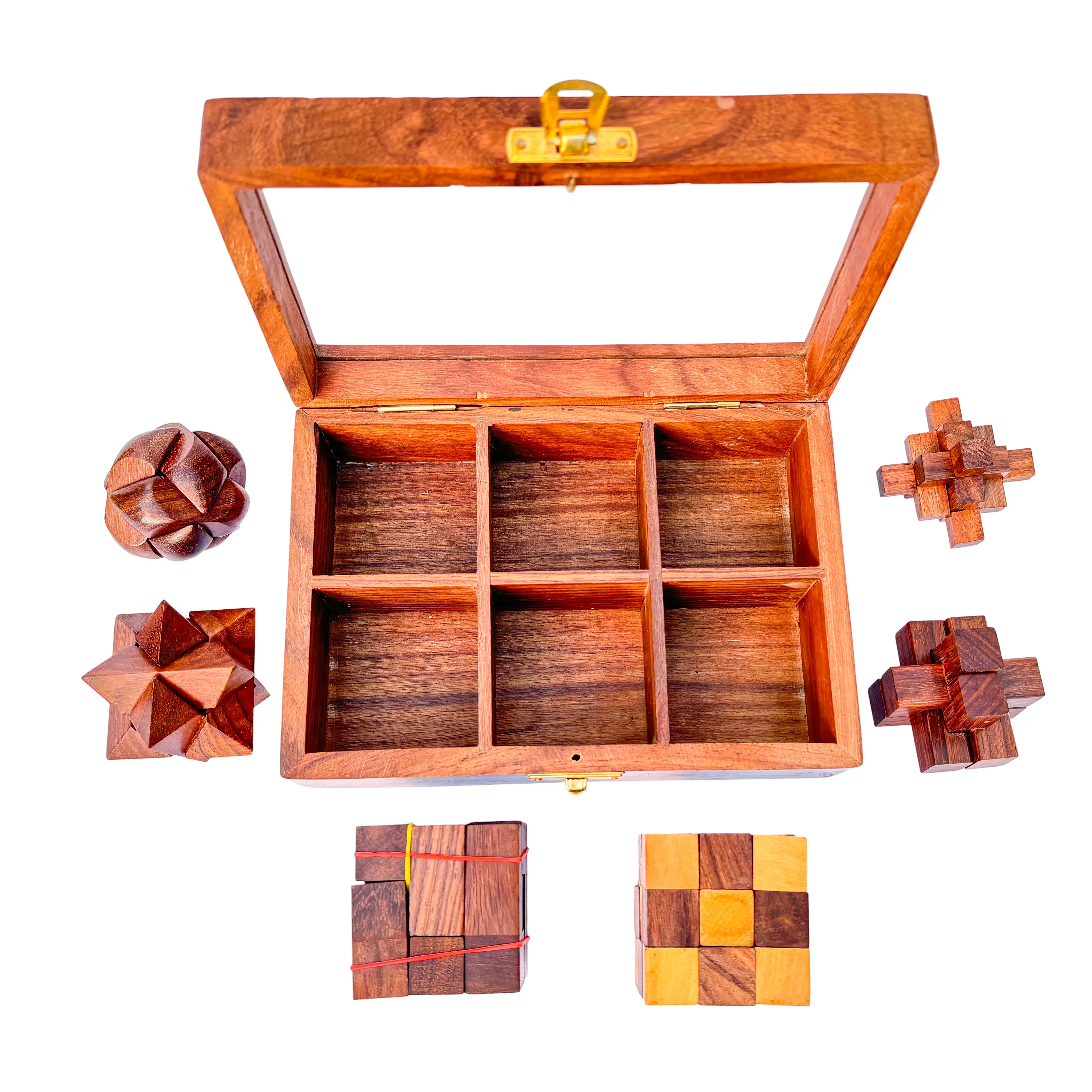 Puzzle box - 6 puzzles