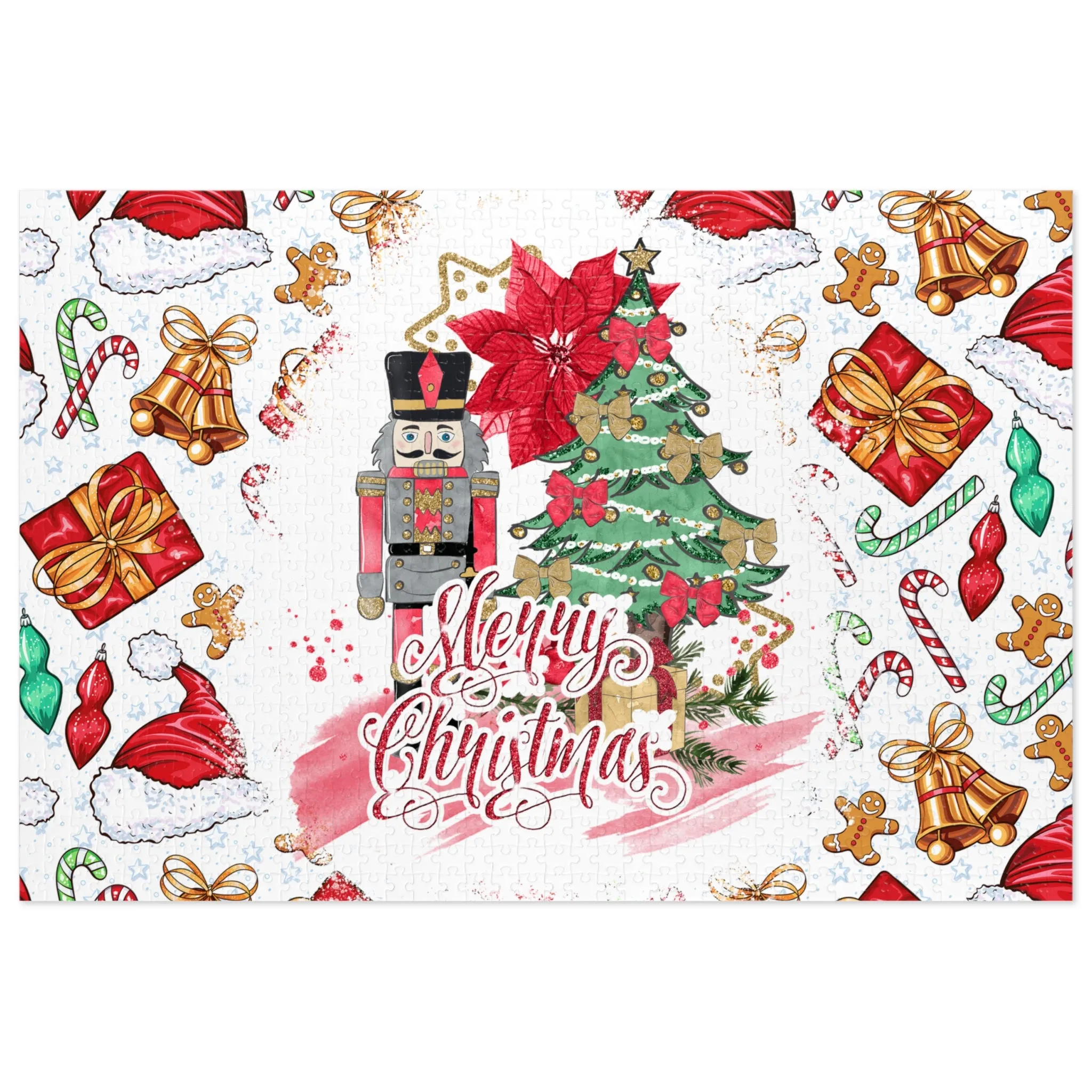 Puzzle, Christmas Nutcracker, Personalised/Non-Personalised (30, 110, 252, 500,1000-Piece)