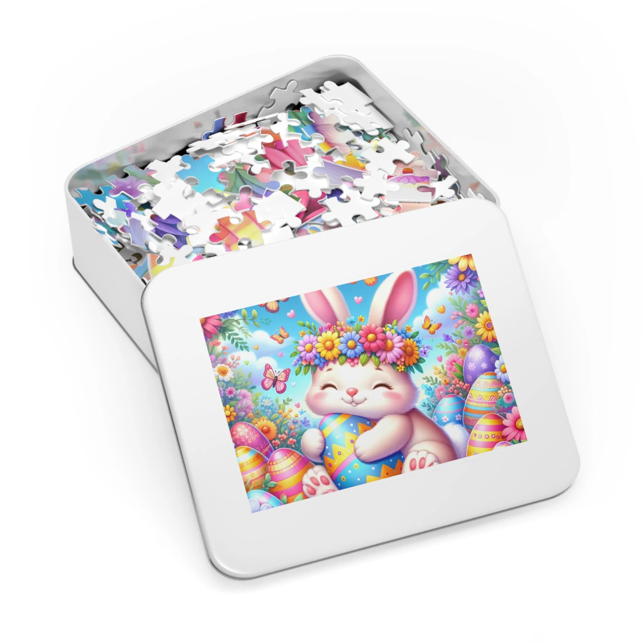 Puzzle, Easter, Rabbit, Personalised/Non-Personalised (30, 110, 252, 500,1000-Piece) awd-623