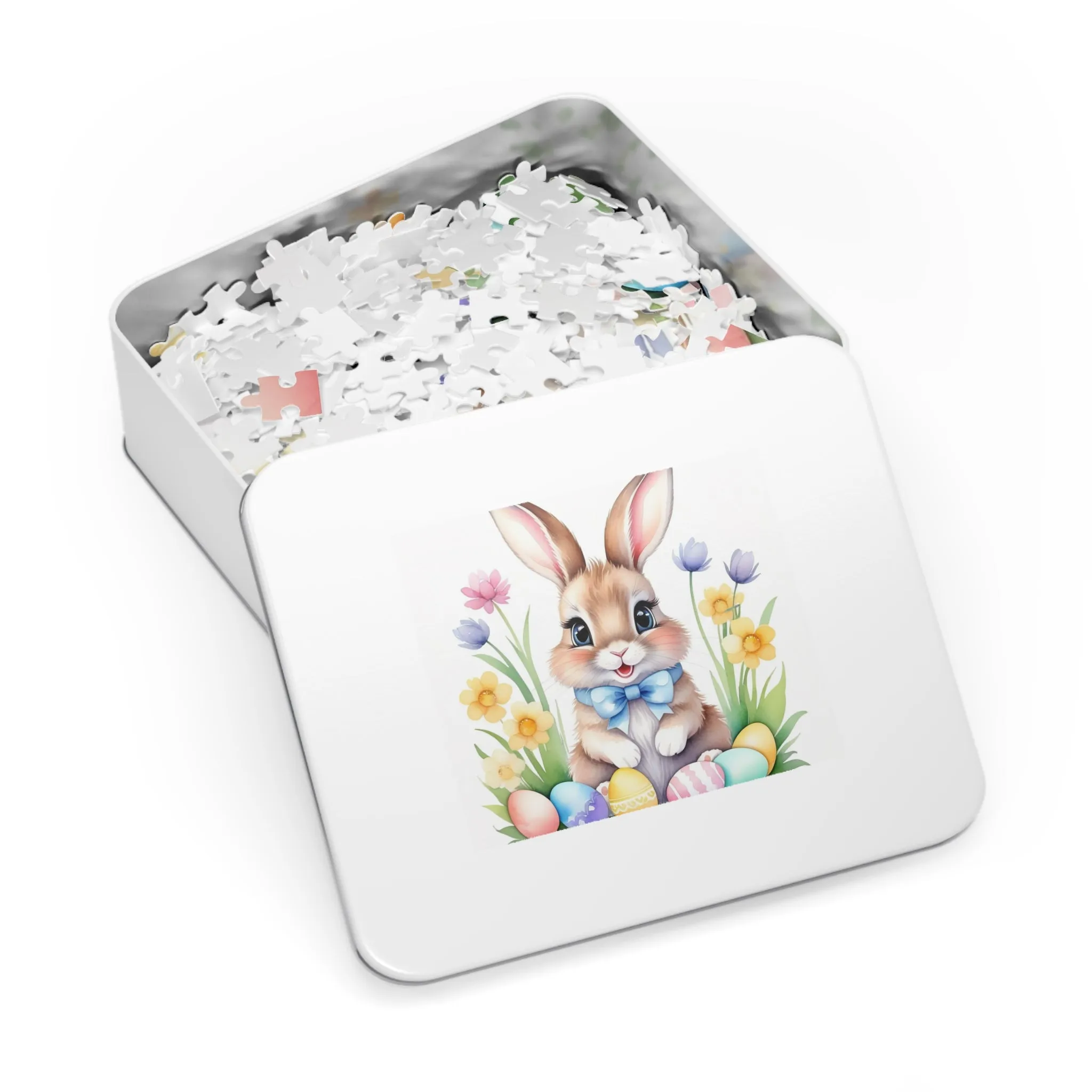 Puzzle, Easter, Rabbit, Personalised/Non-Personalised (30, 110, 252, 500,1000-Piece) awd-646