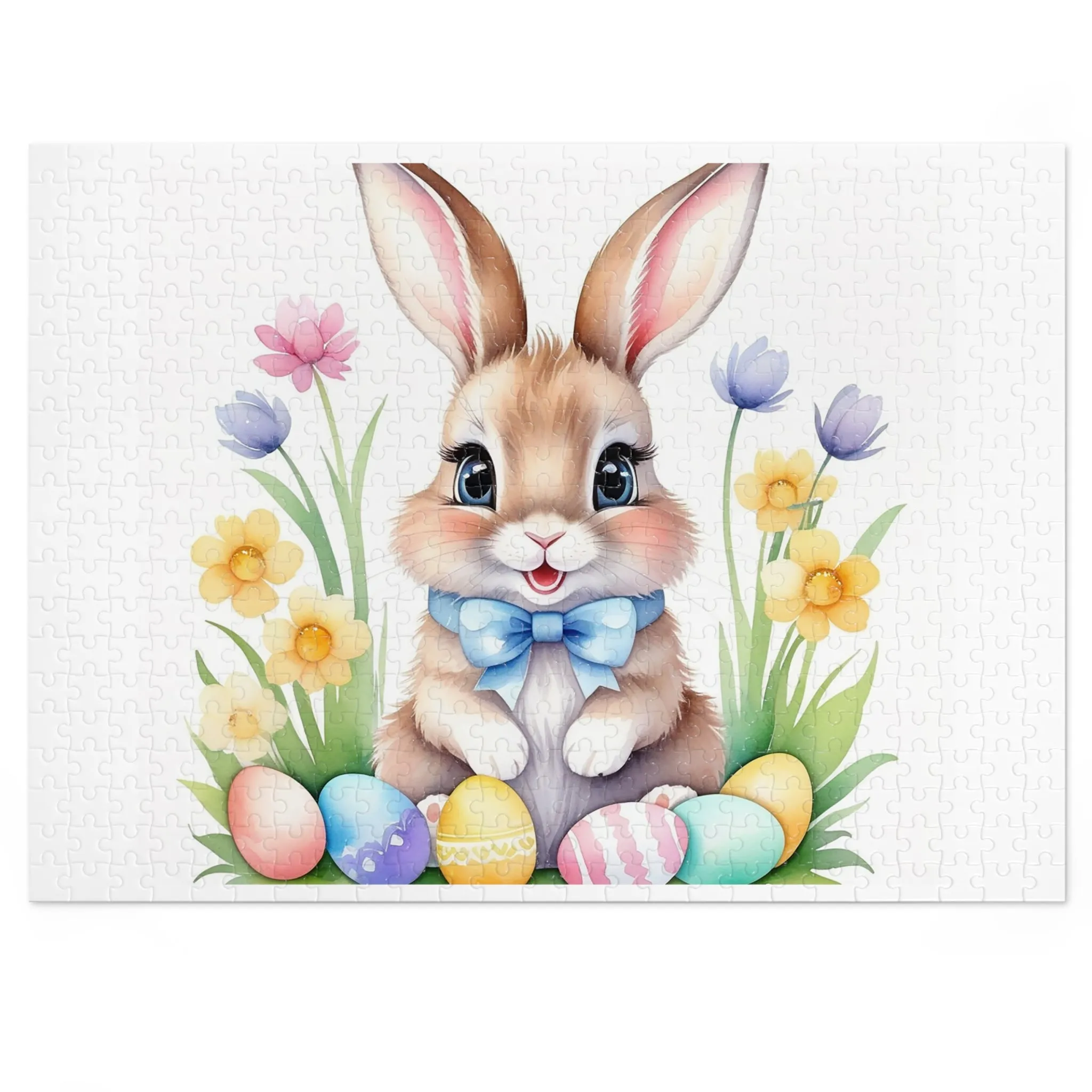 Puzzle, Easter, Rabbit, Personalised/Non-Personalised (30, 110, 252, 500,1000-Piece) awd-646