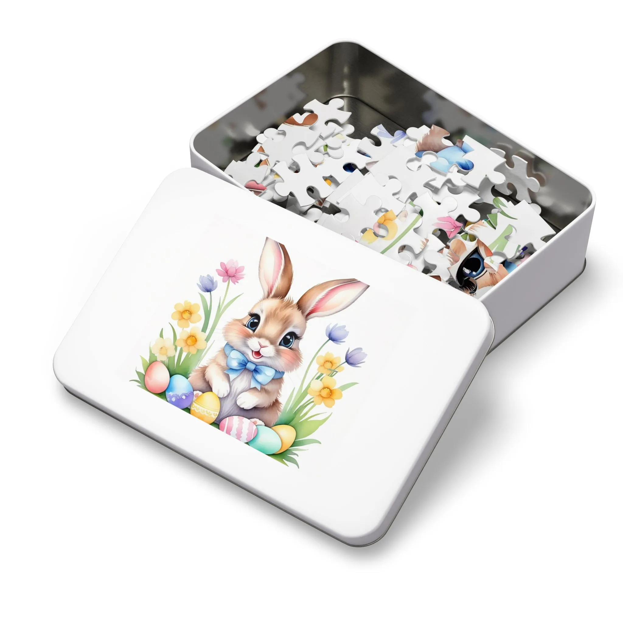 Puzzle, Easter, Rabbit, Personalised/Non-Personalised (30, 110, 252, 500,1000-Piece) awd-646