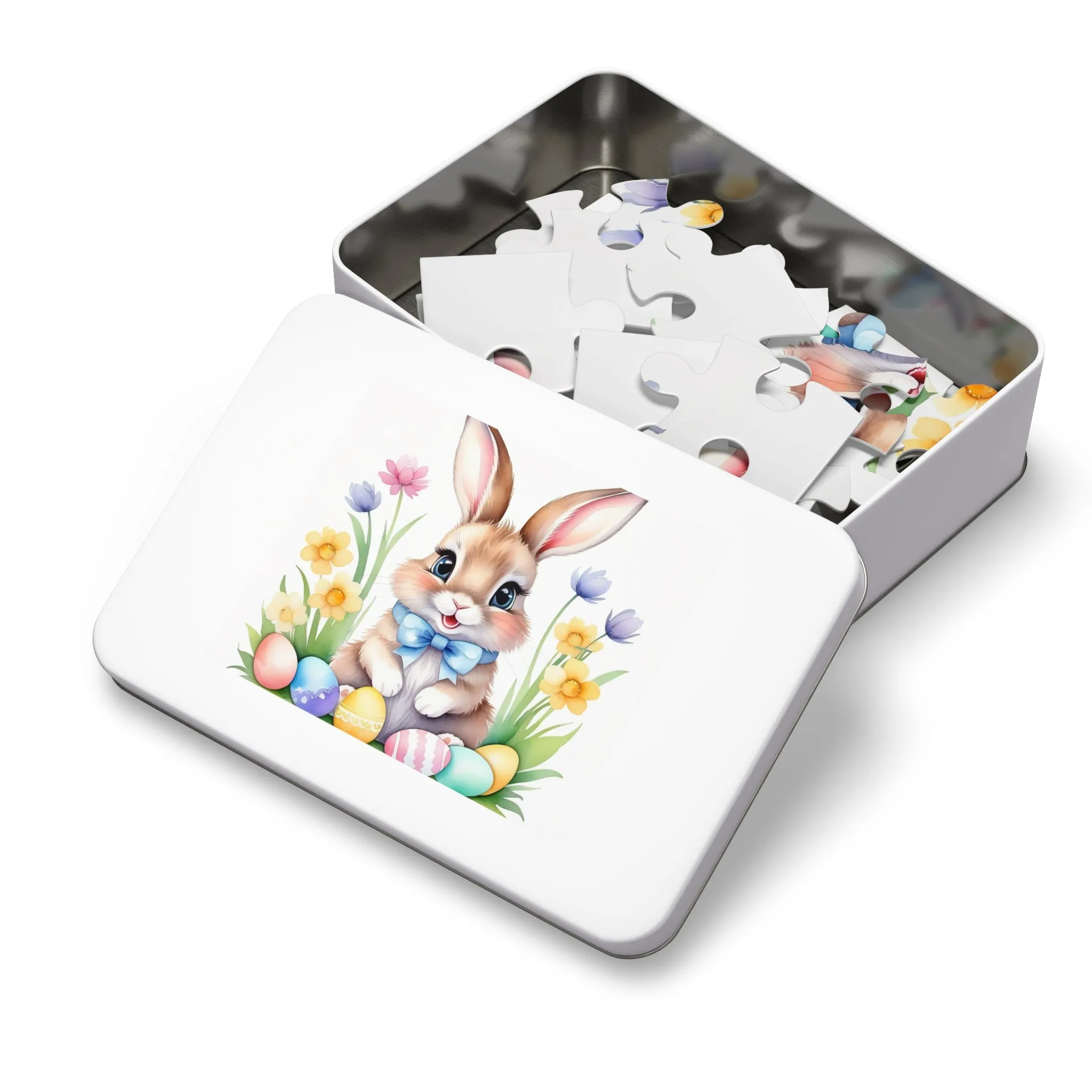 Puzzle, Easter, Rabbit, Personalised/Non-Personalised (30, 110, 252, 500,1000-Piece) awd-646