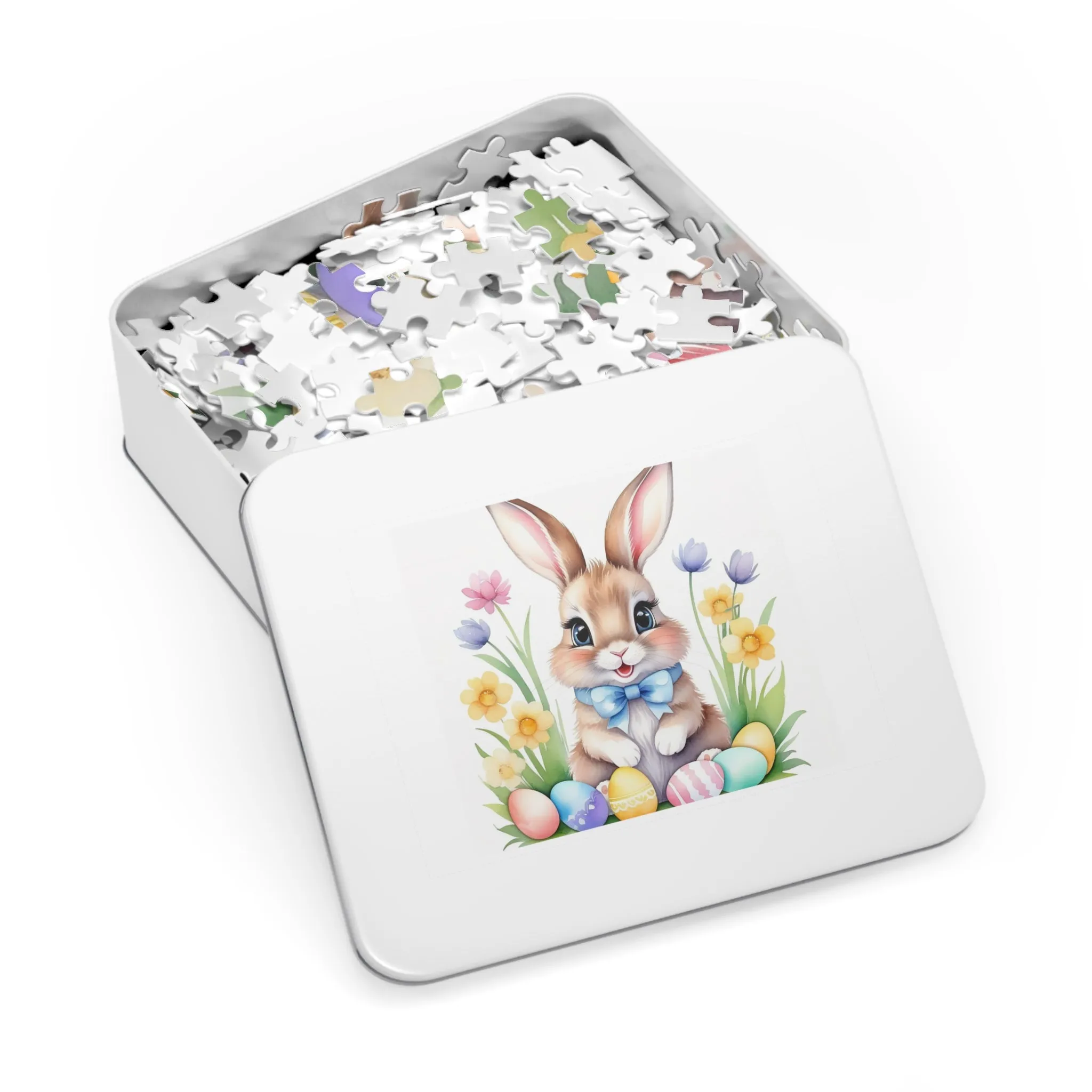 Puzzle, Easter, Rabbit, Personalised/Non-Personalised (30, 110, 252, 500,1000-Piece) awd-646