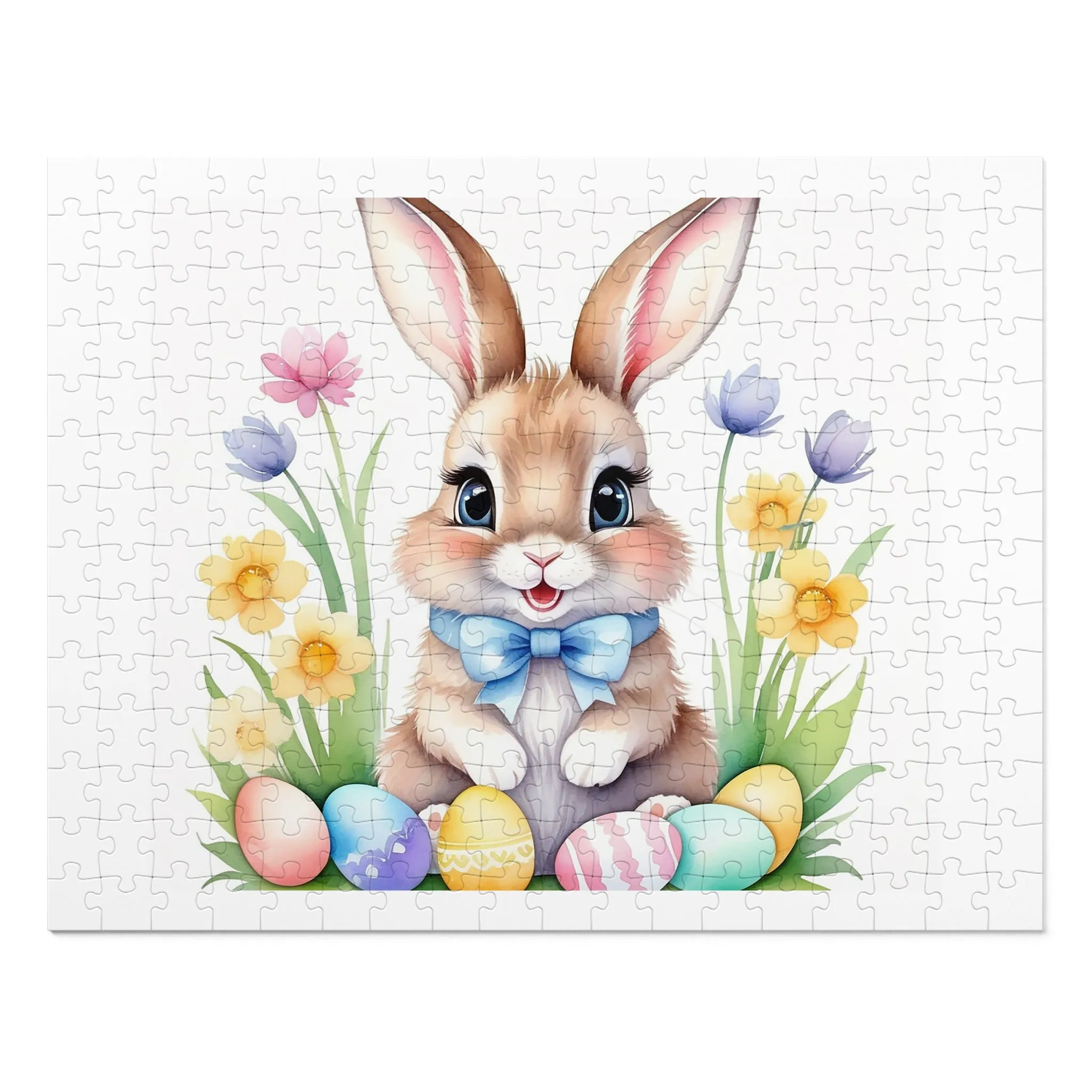 Puzzle, Easter, Rabbit, Personalised/Non-Personalised (30, 110, 252, 500,1000-Piece) awd-646