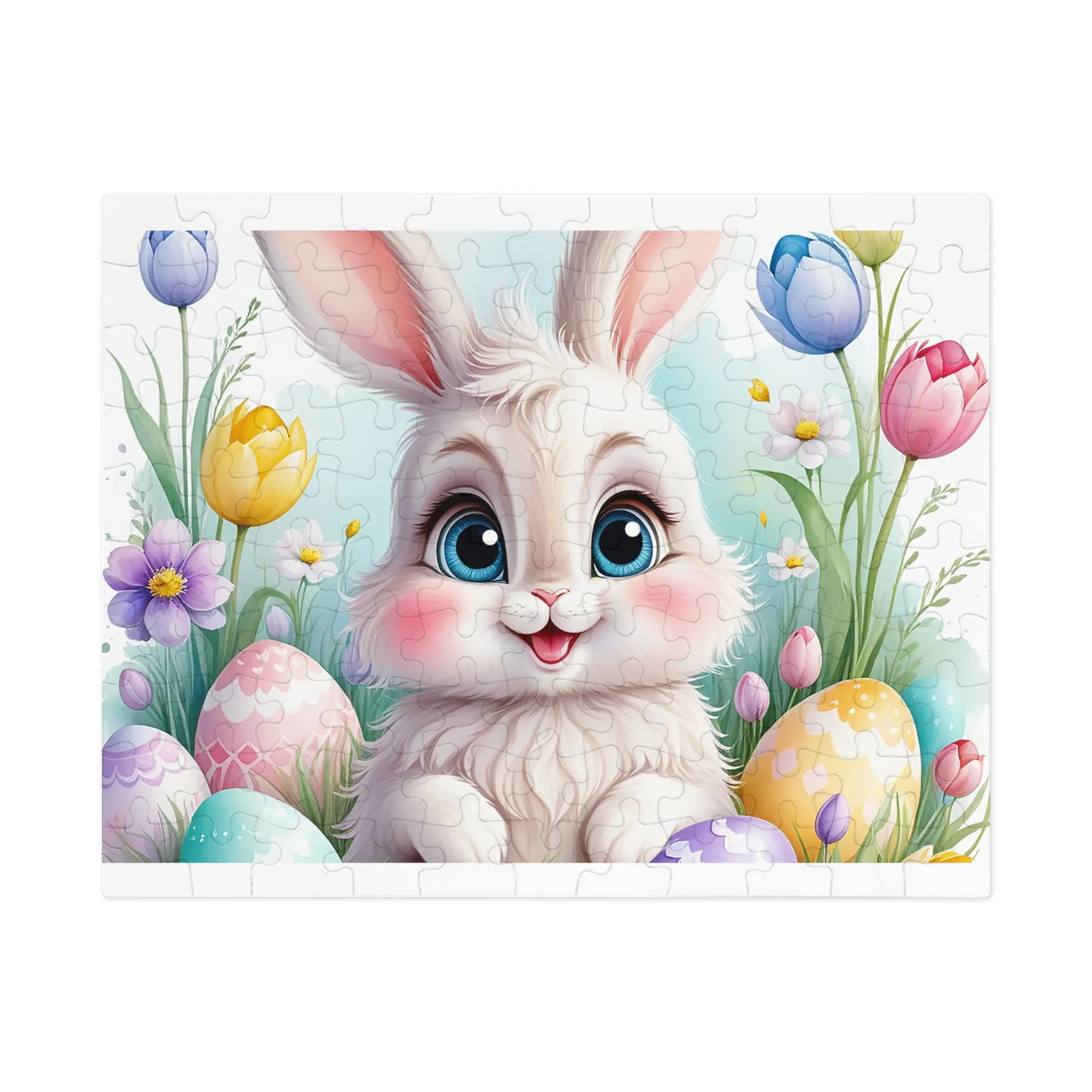 Puzzle, Easter, Rabbit, Personalised/Non-Personalised (30, 110, 252, 500,1000-Piece) awd-647