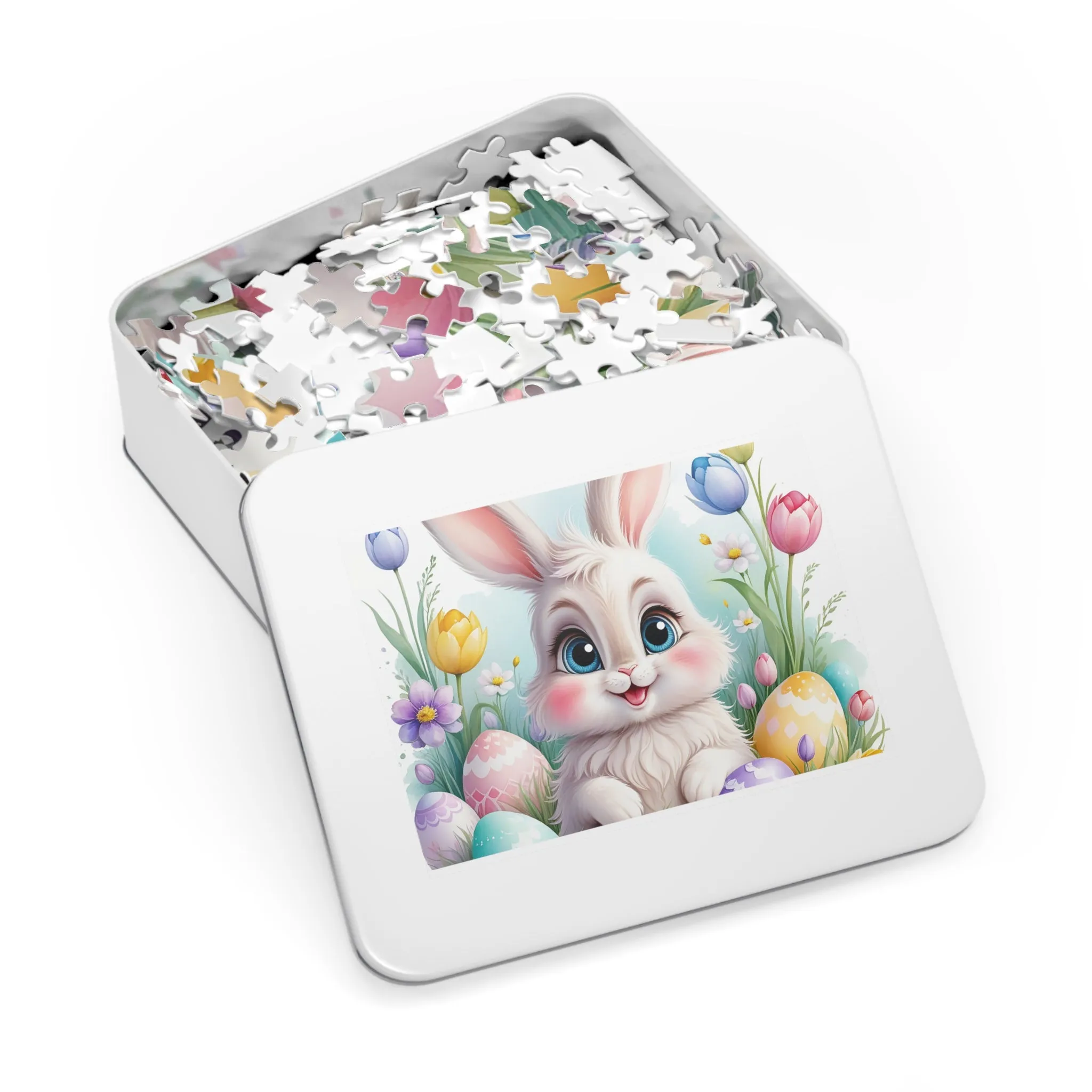 Puzzle, Easter, Rabbit, Personalised/Non-Personalised (30, 110, 252, 500,1000-Piece) awd-647