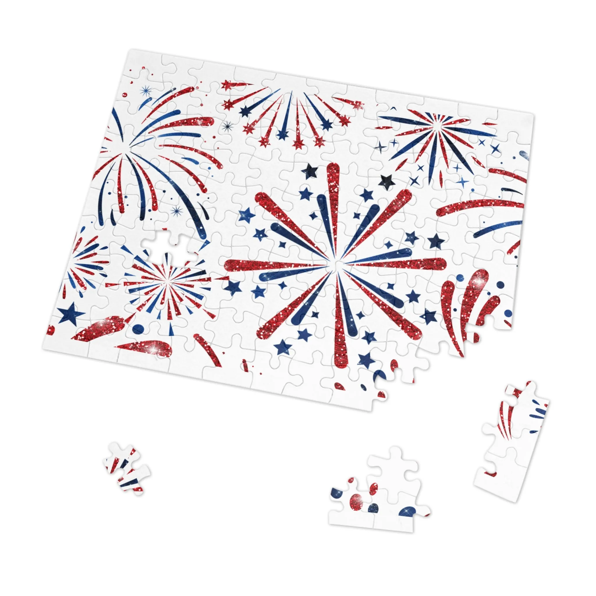 Puzzle, Fireworks, Personalised/Non-Personalised (30, 110, 252, 500,1000-Piece) awd-606