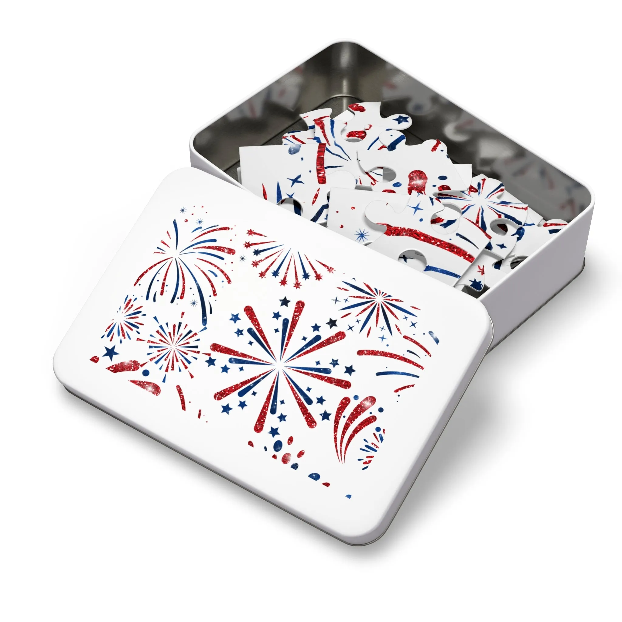 Puzzle, Fireworks, Personalised/Non-Personalised (30, 110, 252, 500,1000-Piece) awd-606