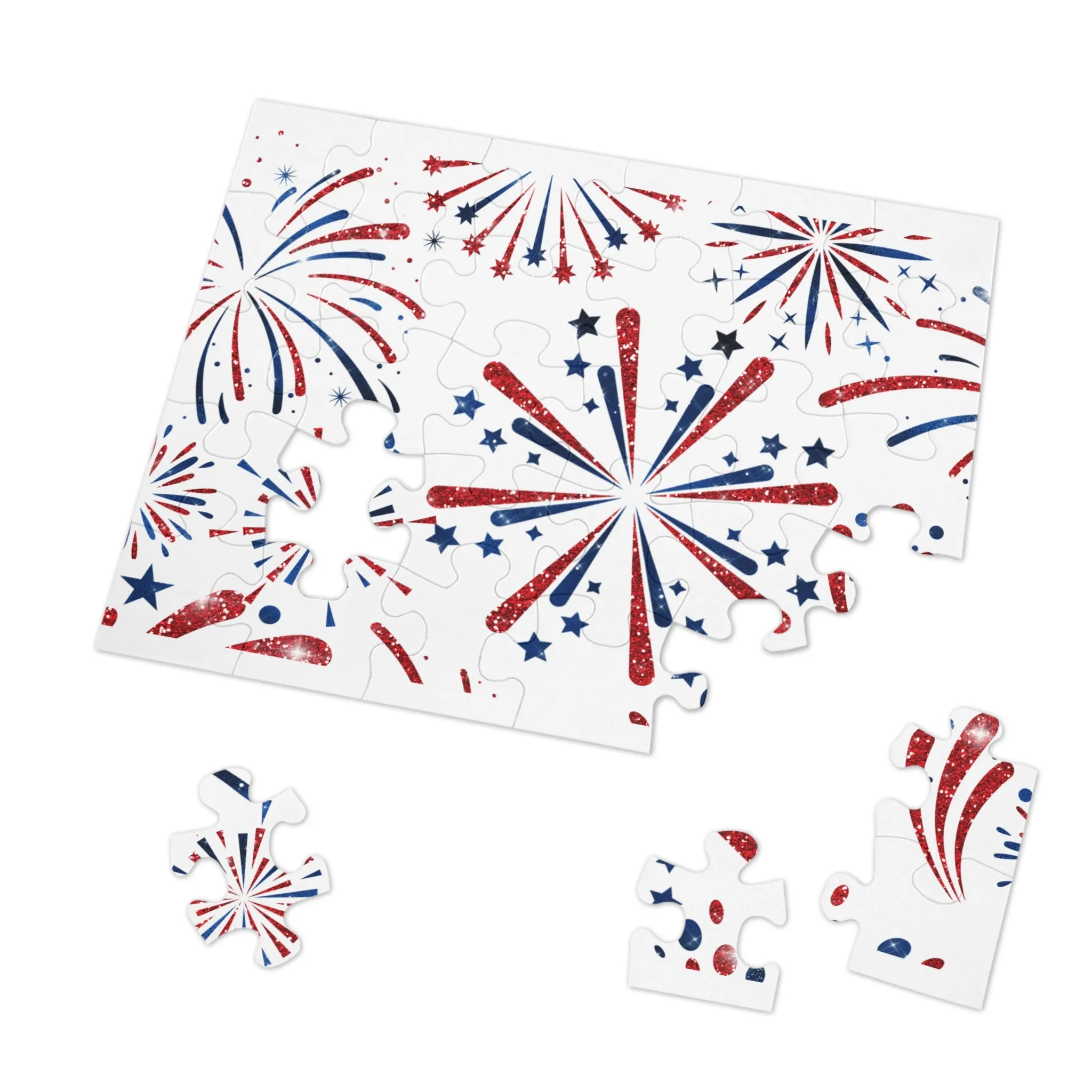 Puzzle, Fireworks, Personalised/Non-Personalised (30, 110, 252, 500,1000-Piece) awd-606