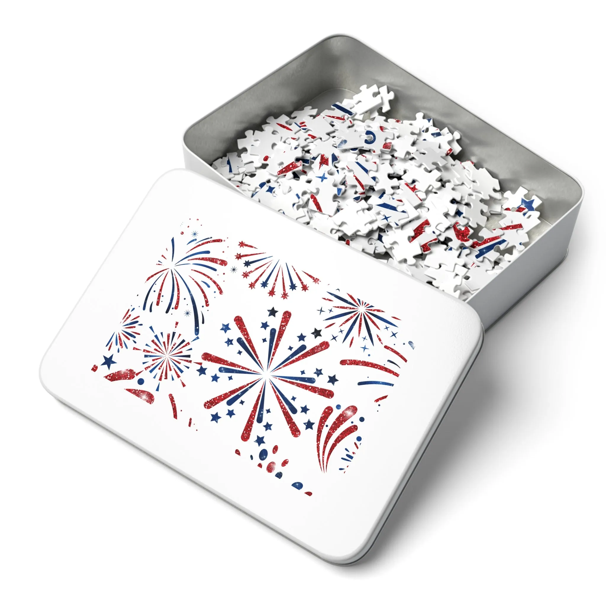 Puzzle, Fireworks, Personalised/Non-Personalised (30, 110, 252, 500,1000-Piece) awd-606