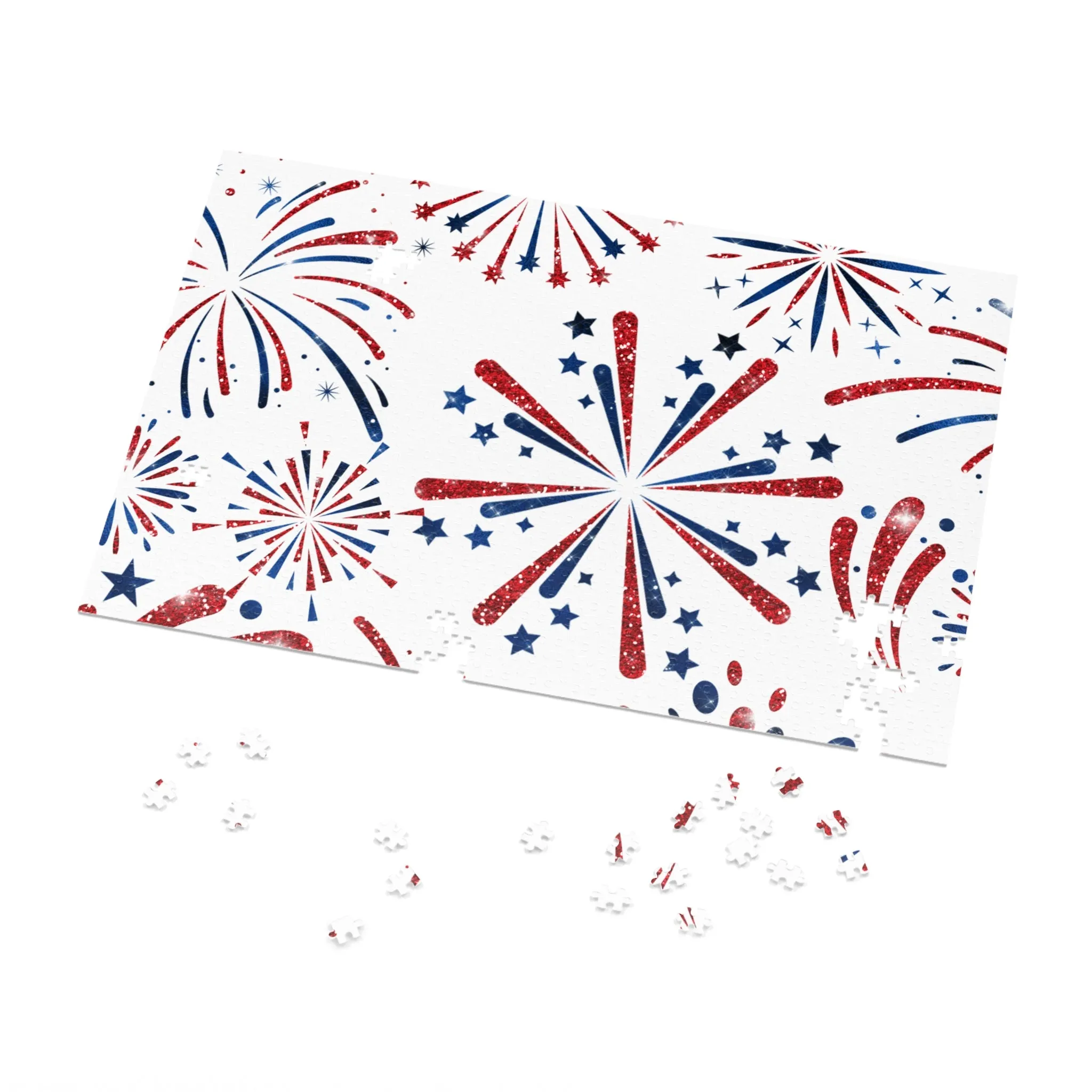 Puzzle, Fireworks, Personalised/Non-Personalised (30, 110, 252, 500,1000-Piece) awd-606