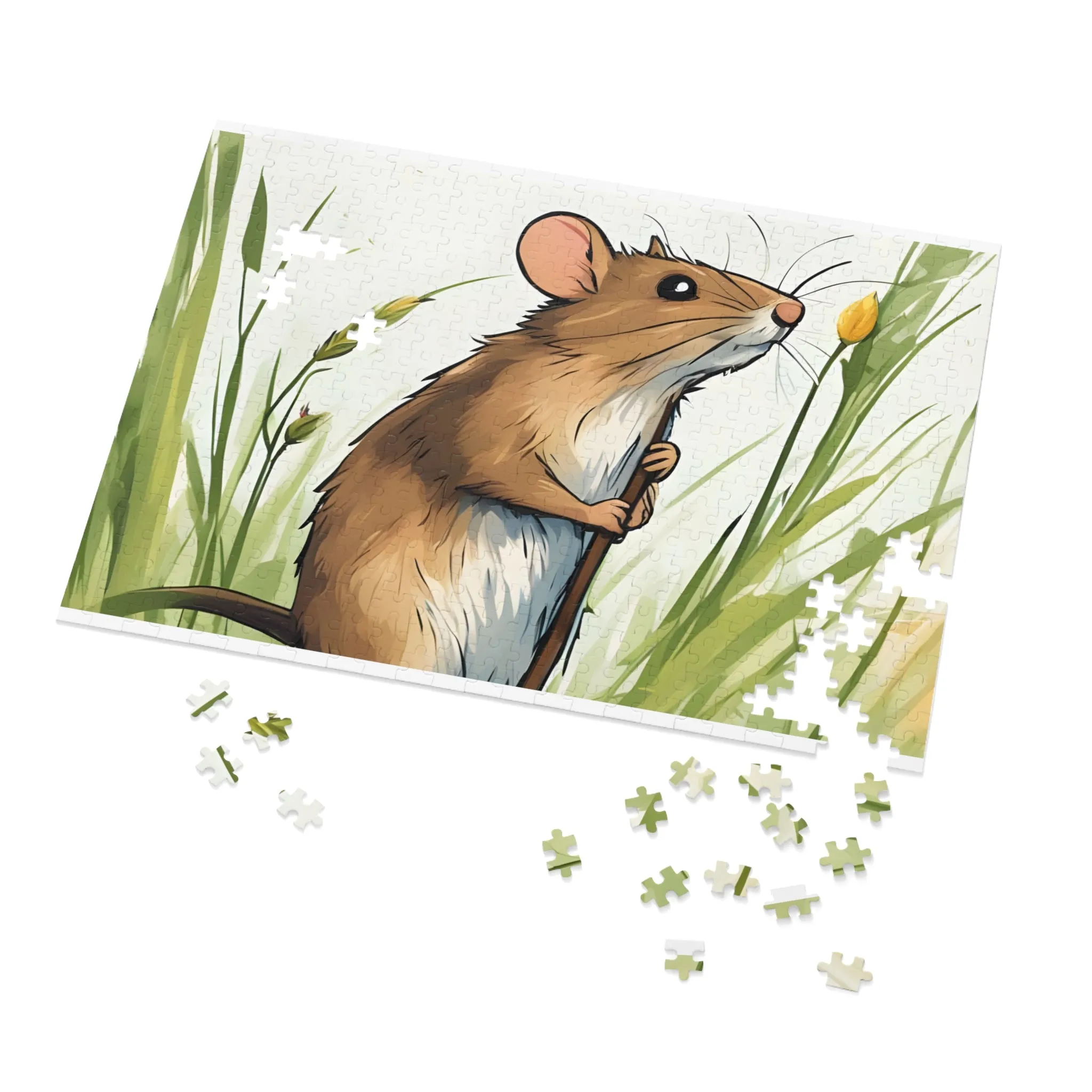 Puzzle, Mouse, Personalised/Non-Personalised (30, 110, 252, 500,1000-Piece)