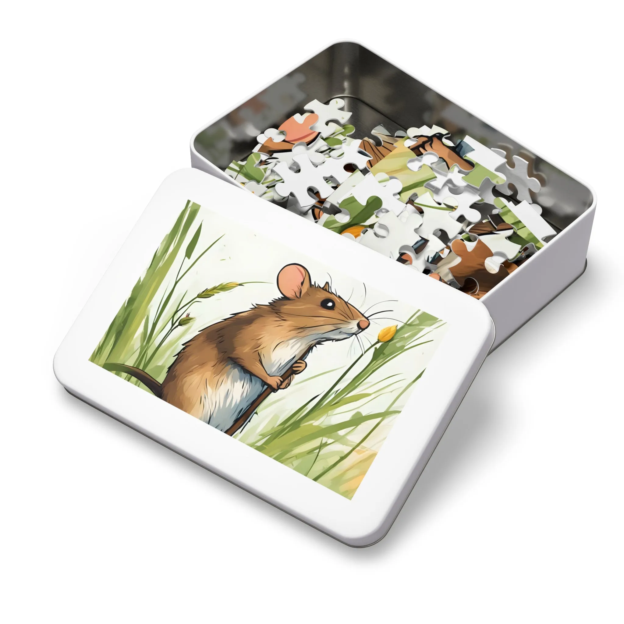 Puzzle, Mouse, Personalised/Non-Personalised (30, 110, 252, 500,1000-Piece)