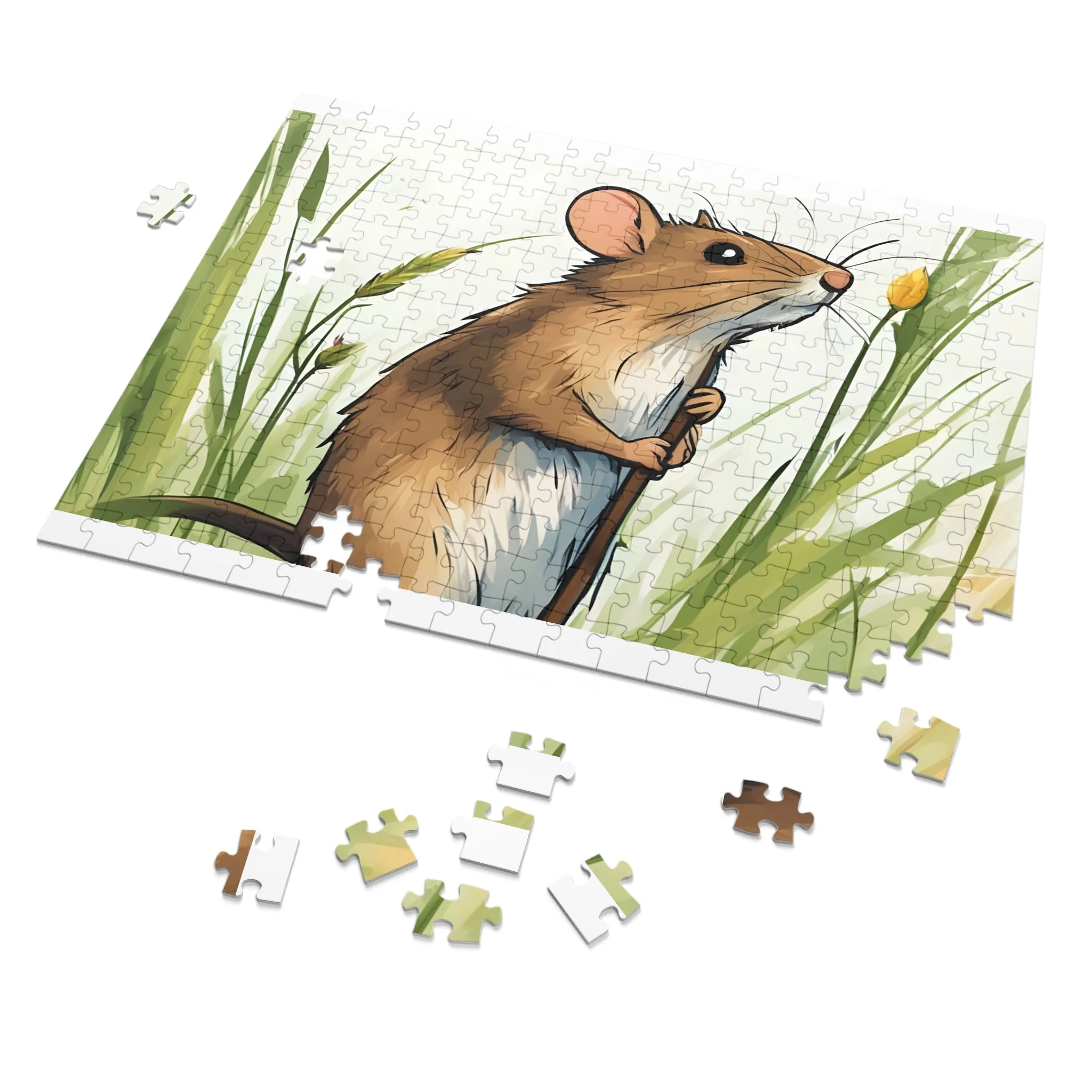 Puzzle, Mouse, Personalised/Non-Personalised (30, 110, 252, 500,1000-Piece)