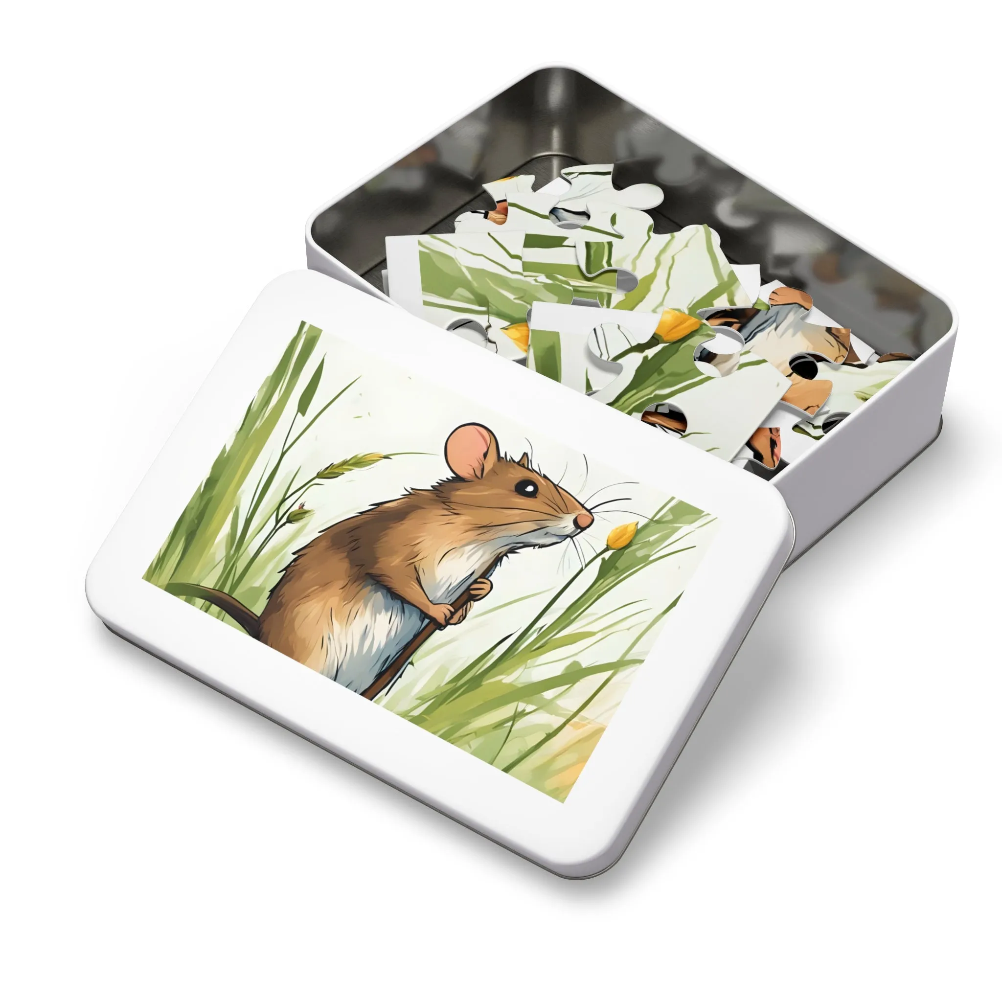 Puzzle, Mouse, Personalised/Non-Personalised (30, 110, 252, 500,1000-Piece)