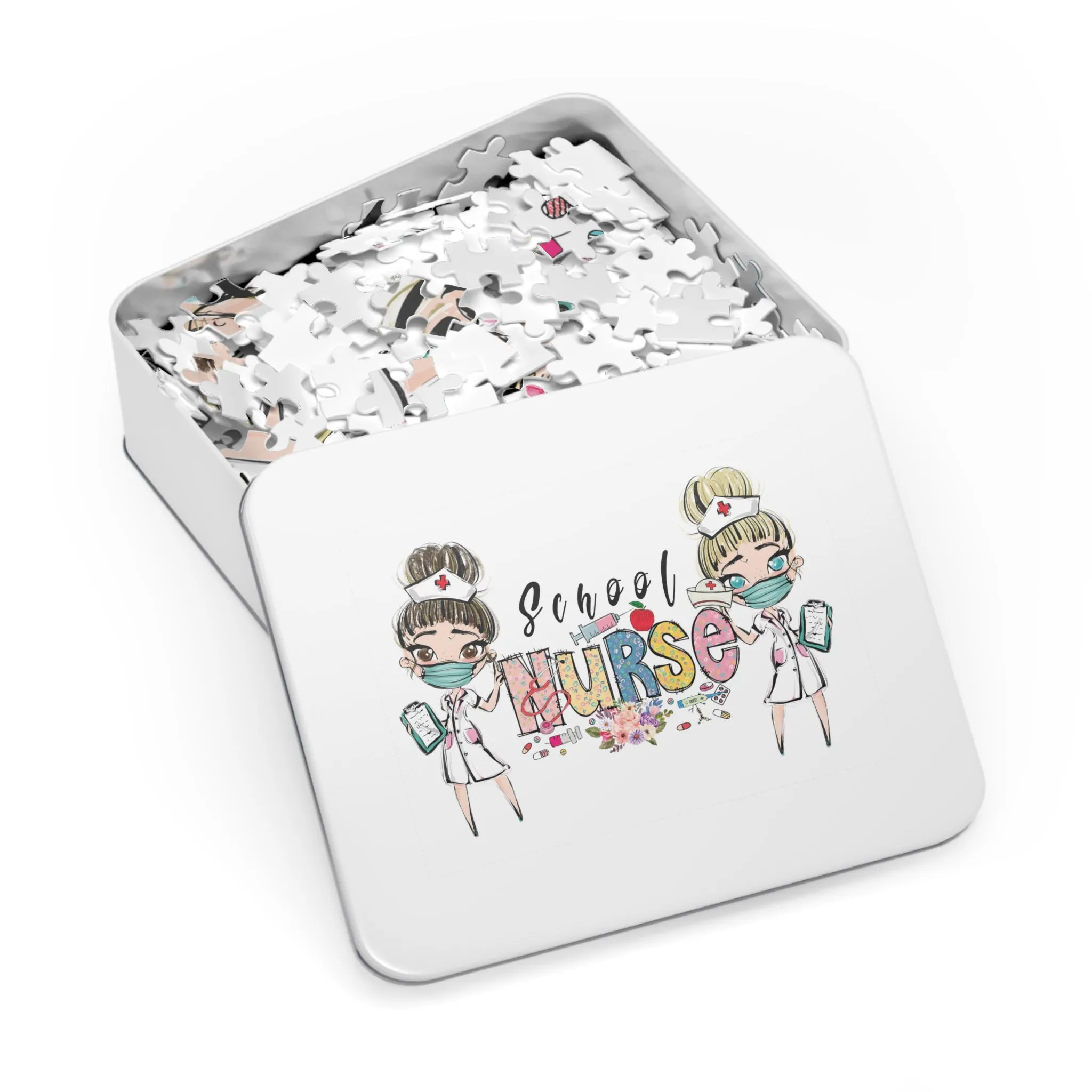 Puzzle, Nurse, School Nurse Personalised/Non-Personalised (30, 110, 252, 500,1000-Piece) awd-636