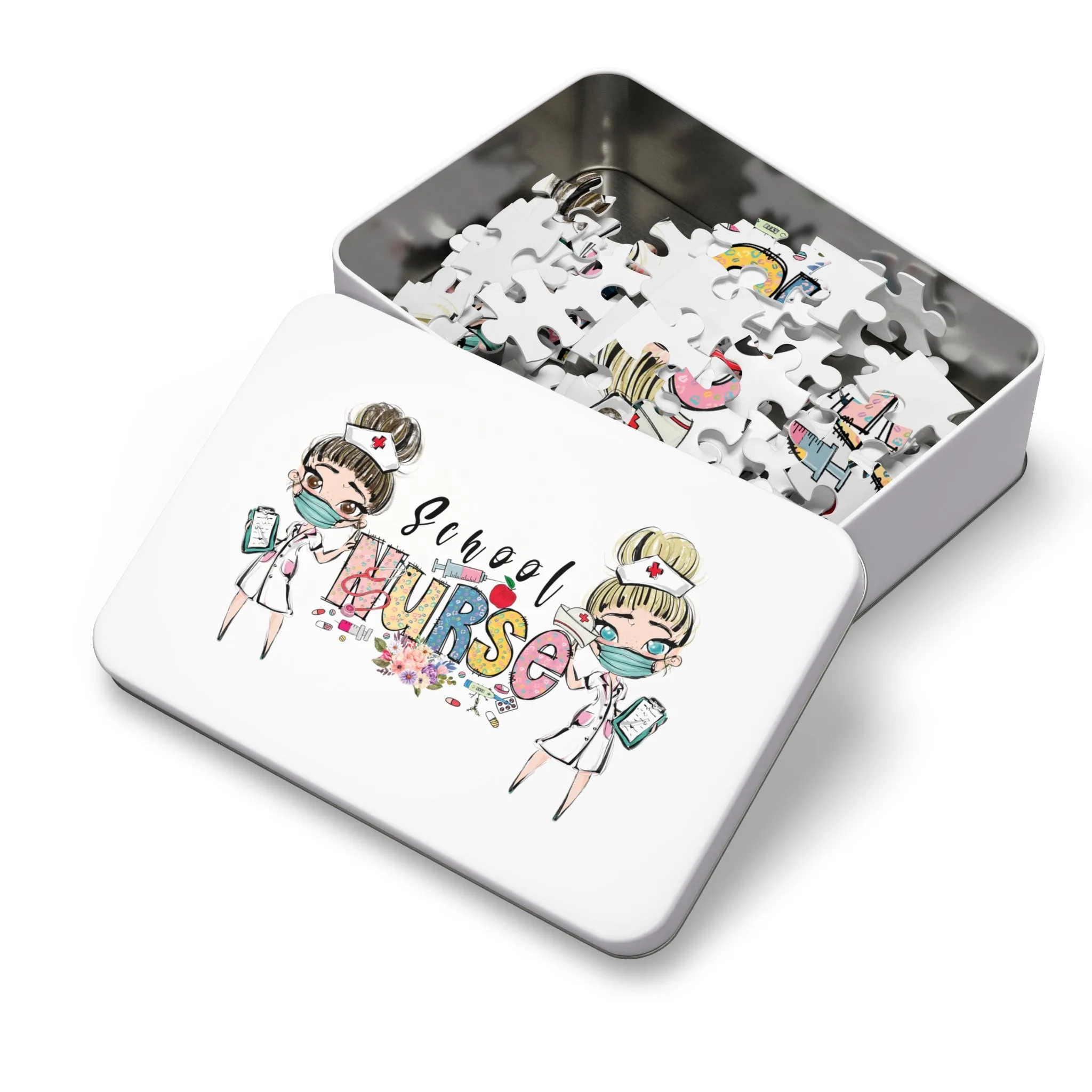 Puzzle, Nurse, School Nurse Personalised/Non-Personalised (30, 110, 252, 500,1000-Piece) awd-636