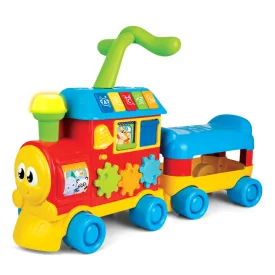 "Winfun: 3-in-1 Grow-with-Me Train - Floor Play, Push Walker, Ride-On