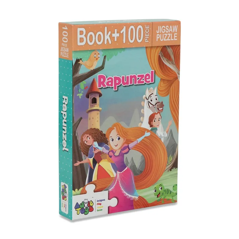 Rapunzel - Jigsaw puzzle (100 Piece   Educational Fun Fact Book Inside)