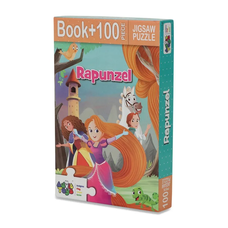 Rapunzel - Jigsaw puzzle (100 Piece   Educational Fun Fact Book Inside)