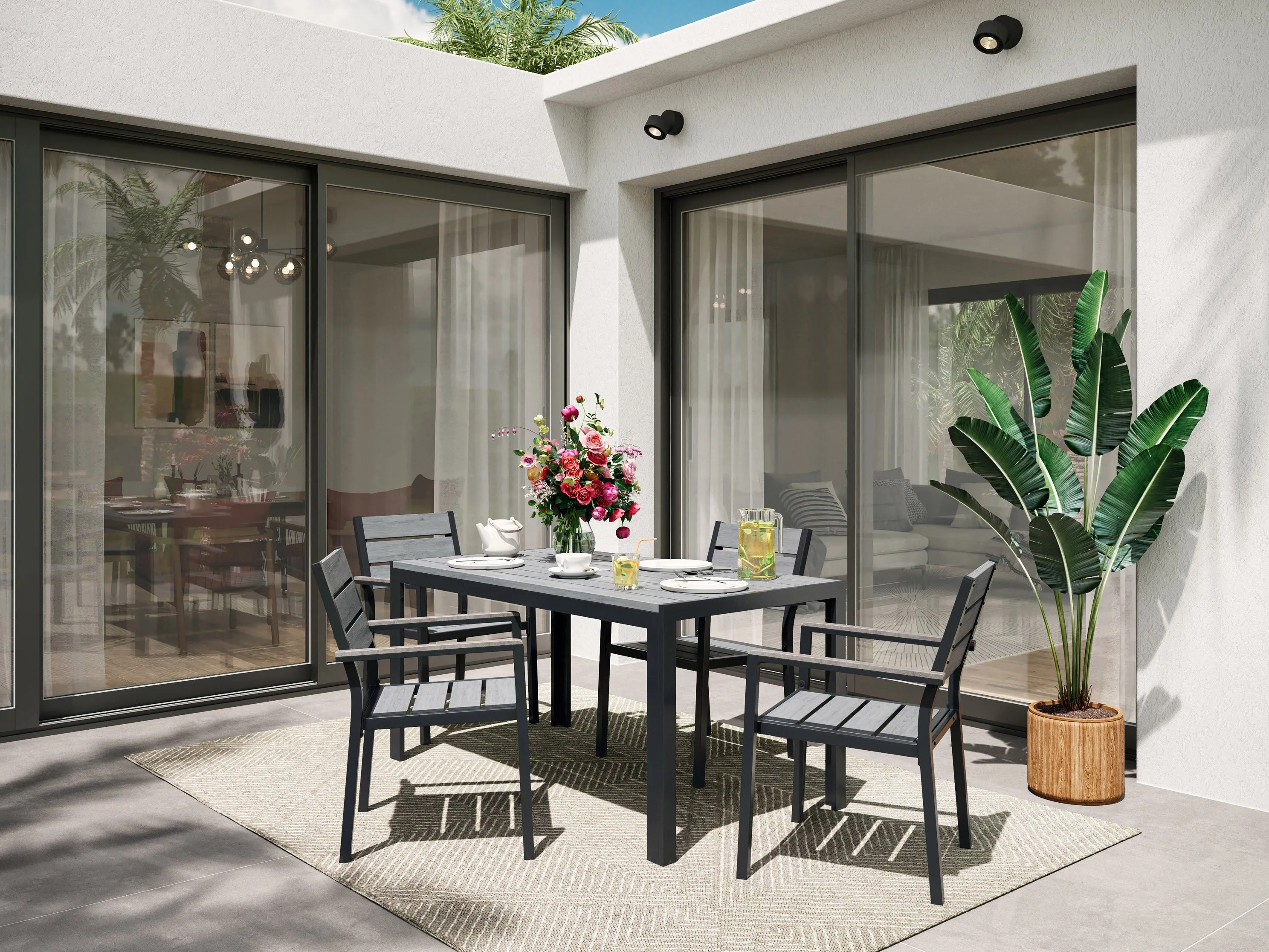 Rectangle Outdoor Dining Table