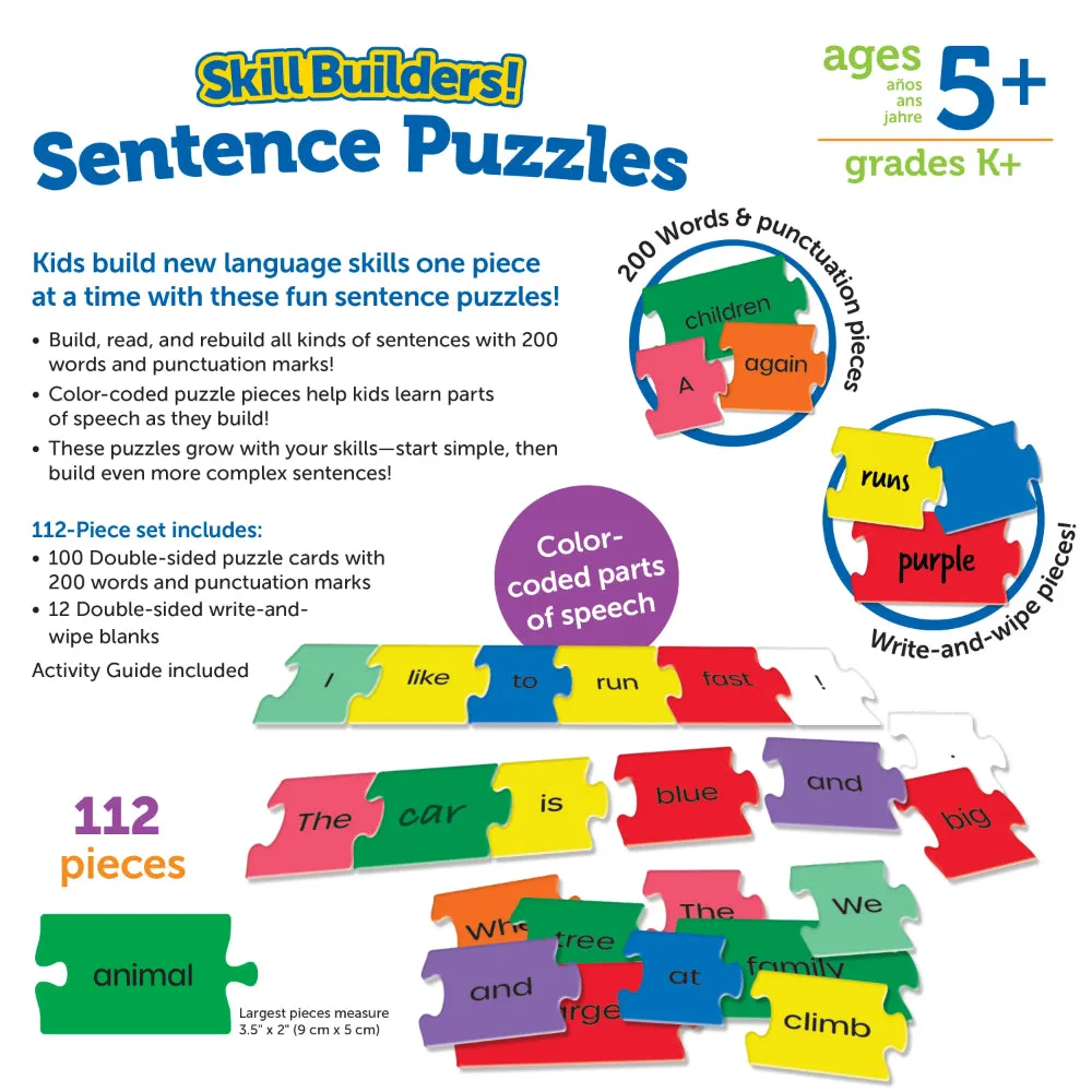 Skill Builders! Sentence Puzzles 112pc