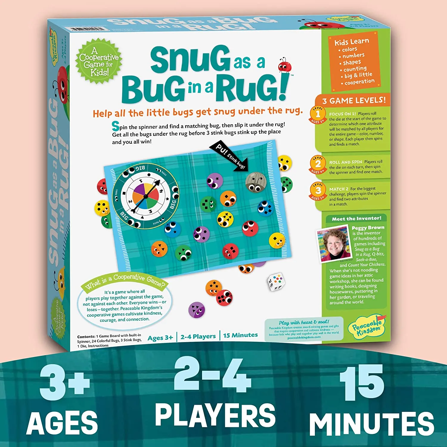 Snug as a Bug in a Rug! A Counting, Colours & Shapes Game