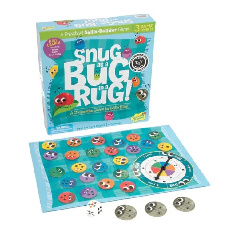 Snug as a Bug in a Rug! A Counting, Colours & Shapes Game