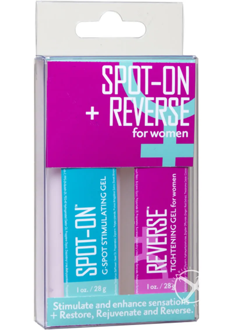 Spot On and Reverse For Women Stimulant and Enhancer Kit