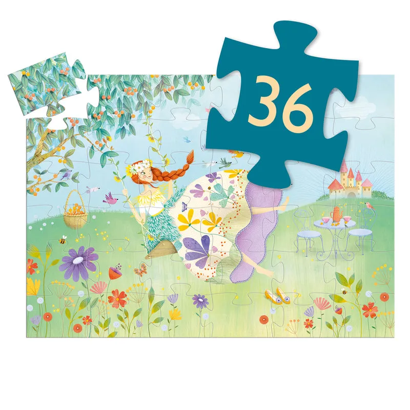 The Princess Of Spring 36pc Silhouette Kids Puzzle