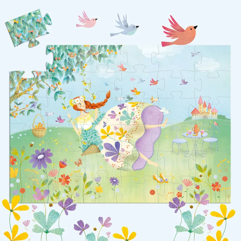 The Princess Of Spring 36pc Silhouette Kids Puzzle