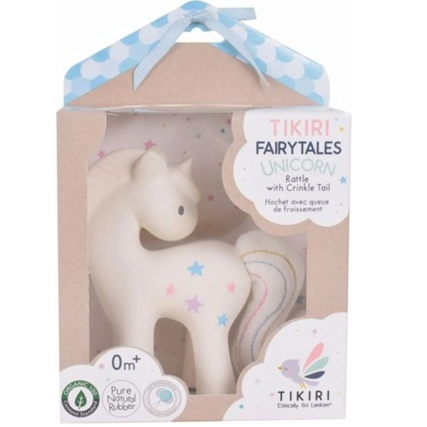 Tikiri Fairytales Unicorn Baby Rattle