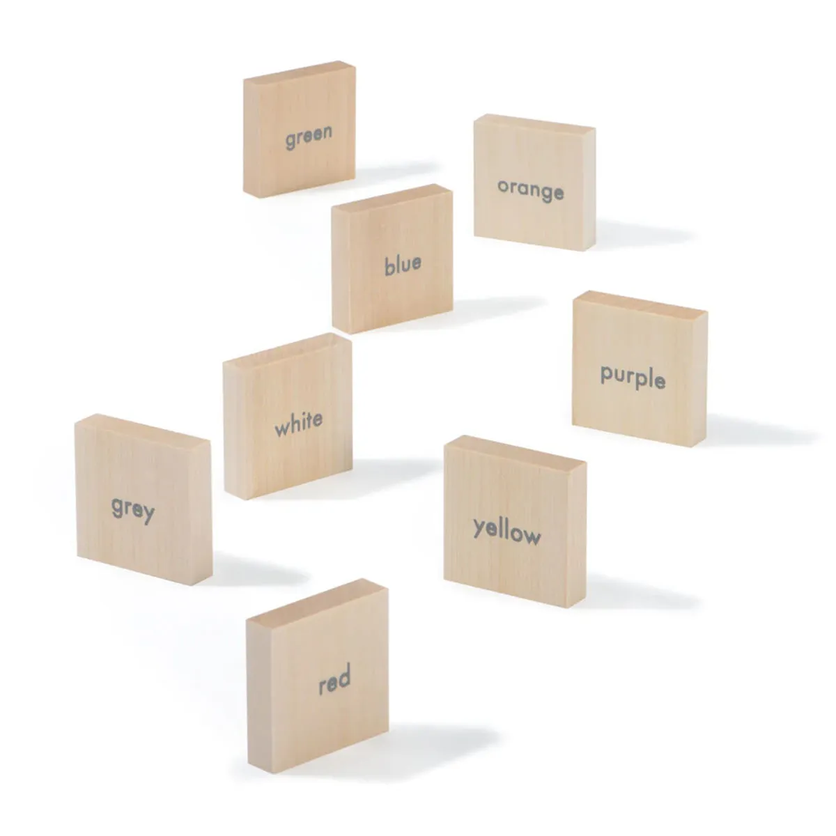 Uncle Goose Wooden English Vocabulary Chips