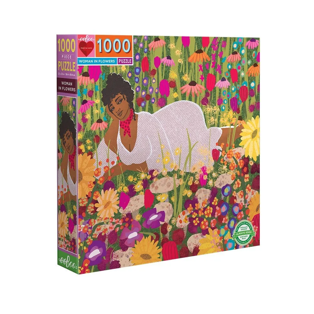 Woman in Flowers Puzzle 1000pc