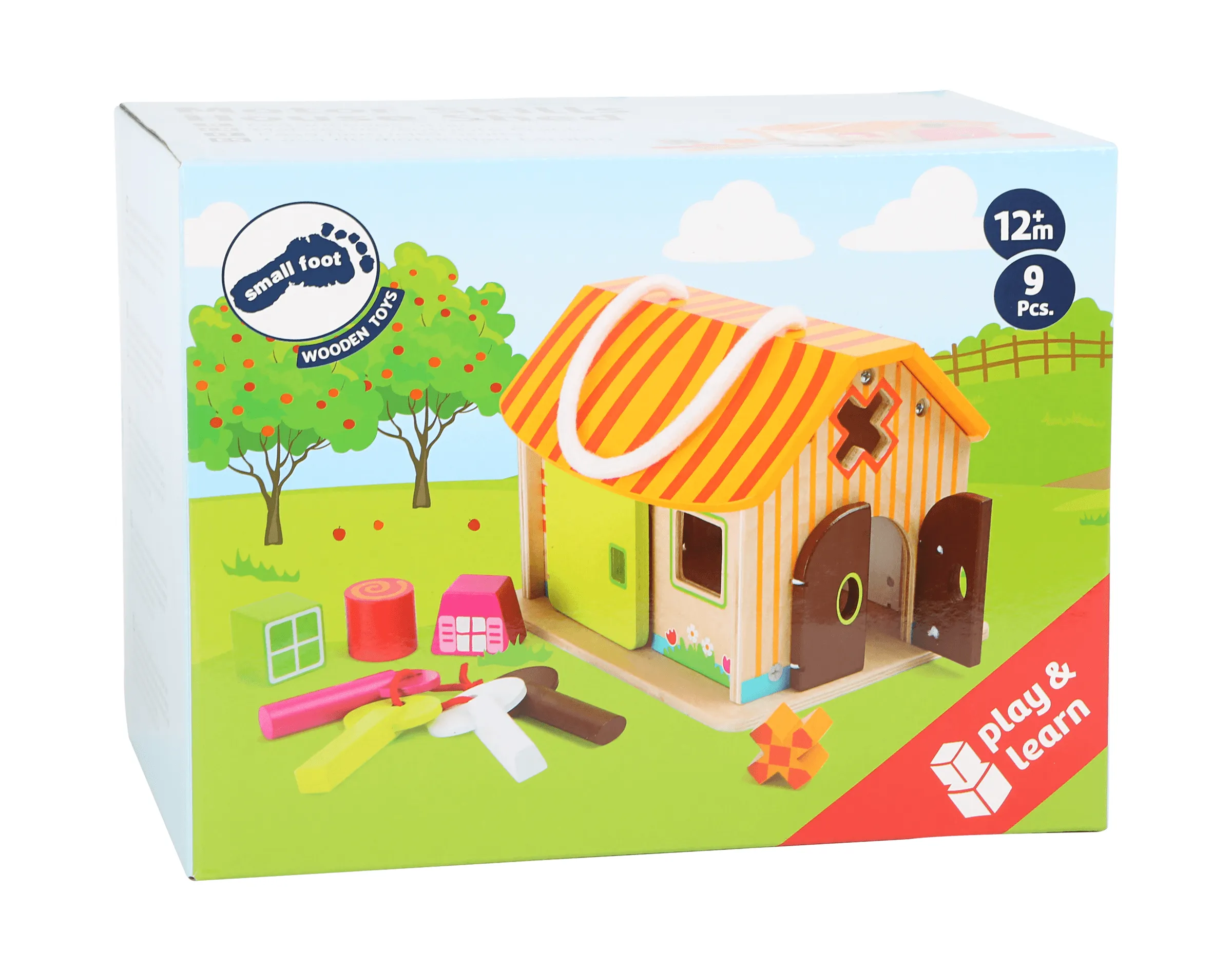 Wood Shed With Keys Motor Skills Playset