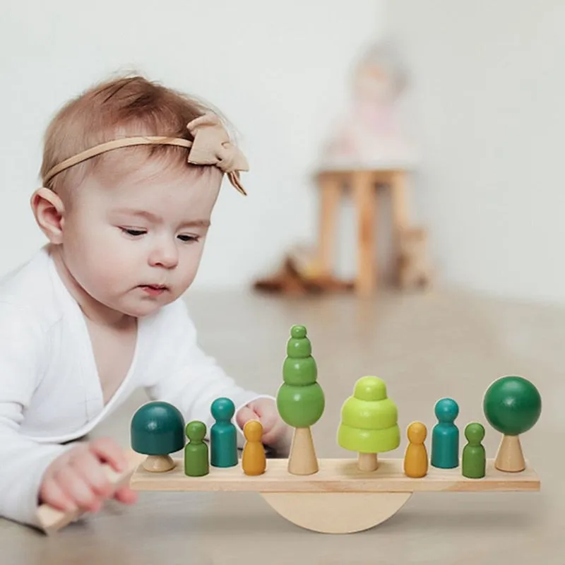 Wooden Blocks in various shapes -  Montessori Educational Wooden Toys