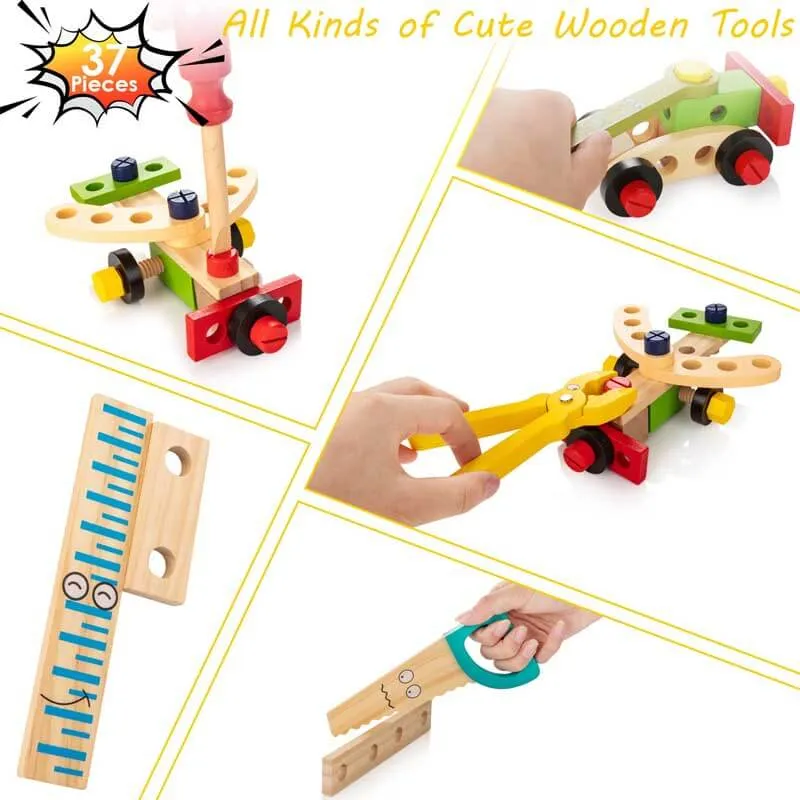 Wooden Toddler Tools Set