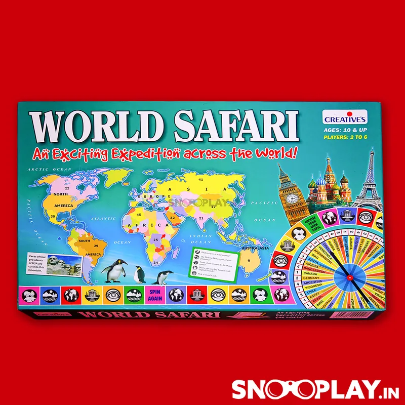 World Safari Educational Board Game